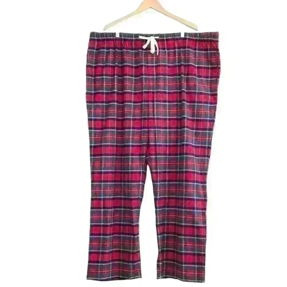 Vineyard Vines Plaid Lounge Pants, Red/Blue/White/Green, 4XLT